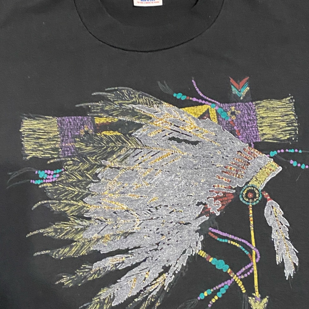 Vintage Native American headdress beautiful twitch glitter